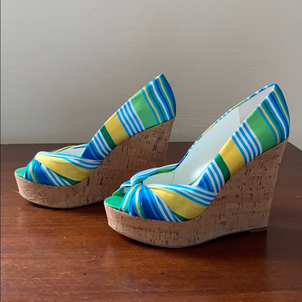 Women’s Nine West Shoes Wedges High Heel. Size 7.5